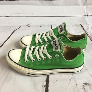 Converse All Star Green Low Top Sneakers